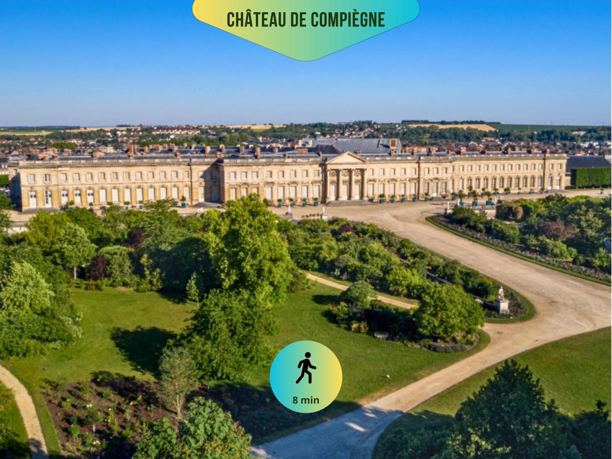 Le Corneille - Ideal Pros & Couples - Centre Historique - Chateau 5Min - Gare 10Min - Au Calme - Fibre Compiègne Eksteriør billede